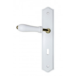 Ensemble poignées de porte Berenice serrure avec trou de serrure