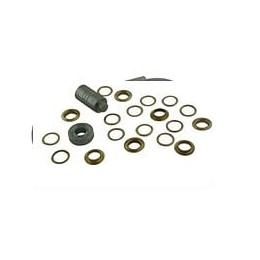 Oeillet pour bâche acier laitonné + outil de pose x 25