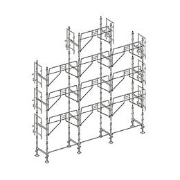 Echafaudage Façadier 88 M² Garde-corps Sécurité Ags88