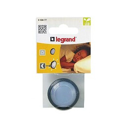 Veilleuse crépusculaire automatique avec LED et fiche 2P 10A - noir