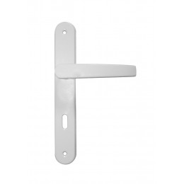 Ensemble poignées de porte Salomea serrure avec trou de serrure