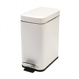 POUBELLE CARRE FC BLANC