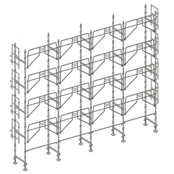 Échafaudage Altrad Façadier 130 M²