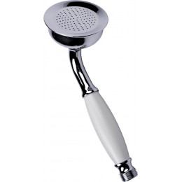 Douchette clochette 1 jet chrome/blanc