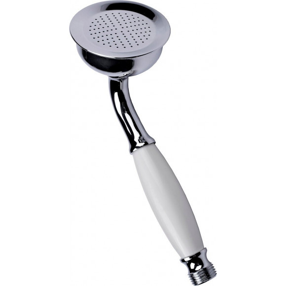 Douchette clochette 1 jet chrome/blanc