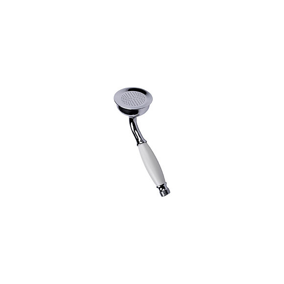 Douchette clochette 1 jet chrome/blanc