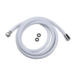 Flexible de douche PVC blanc 2m