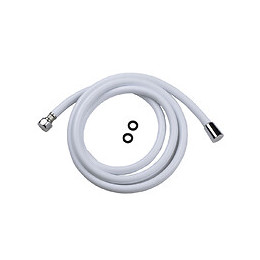 Flexible de douche PVC blanc 1.5m