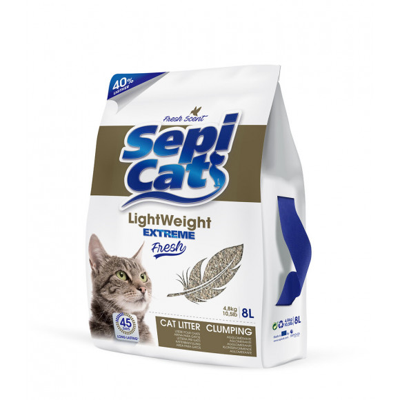 Litière SEPICAT Extreme fresh 8L