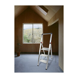 Marchepîed alu slim 3 marches avec garde corps