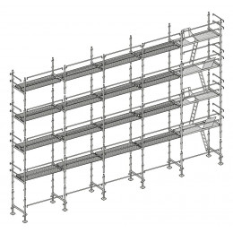 Échafaudage Altrad Façadier 160 M²