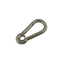 Mousqueton alpin à oeil acier diamètre il 13 mm longueur 100 mm VISO