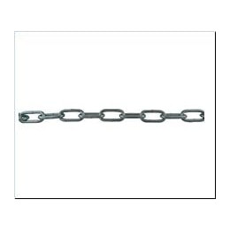 Chaîne droite soudée maillon long acier zingué longueur3 m VISO