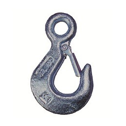 Crochet de levage a oeil et linguet acier estampe VISO 500Kg