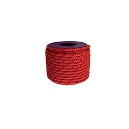 Drisse polyester rouge et vert D. 4 mm L. 35 m.