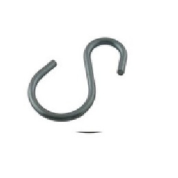 4 esses inégales acier zingué D. 4,5 mm L. 71 mm.