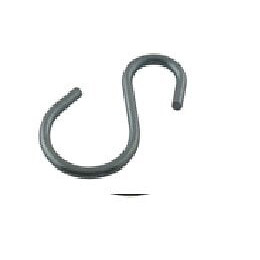 4 esses inégales acier zingué D. 4,5 mm L. 71 mm.