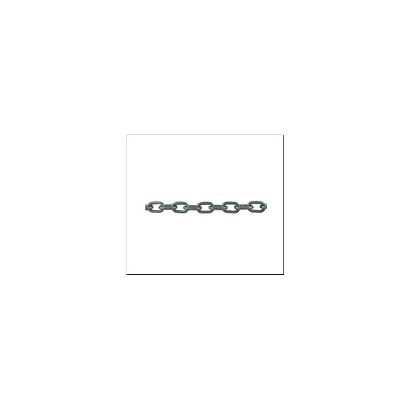 Chaîne droite soudée maillon court acier zingué longueur 5 m VISO