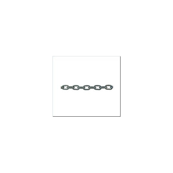 Chaîne droite soudée maillon court acier zingué longueur 4 m VISO
