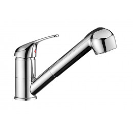 Mitigeur d'évier + douchette FLAVIO chromé