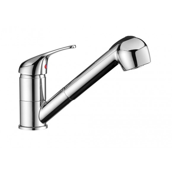 Mitigeur d'évier + douchette FLAVIO chromé