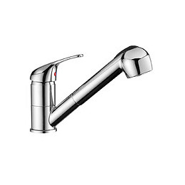 Mitigeur d'évier + douchette FLAVIO chromé