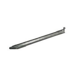 10 piquets cornière acier zingué L. 230 mm