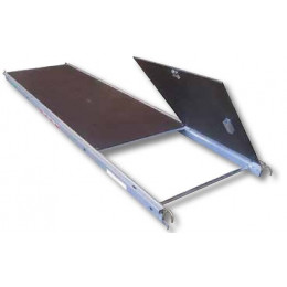 Plancher Alu/bois 3x0,85m Avec Trappe