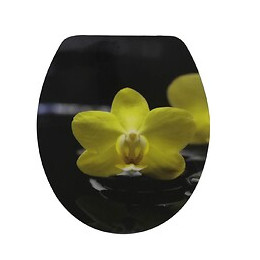 Abattant acrylique orchidée