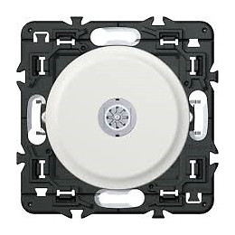 Prise TV simple mâle Céliane - blanc