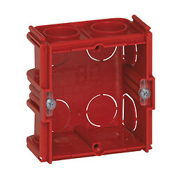 Boîte à encastrer carrée Batibox maçonnerie - 1 poste profondeur 30mm
