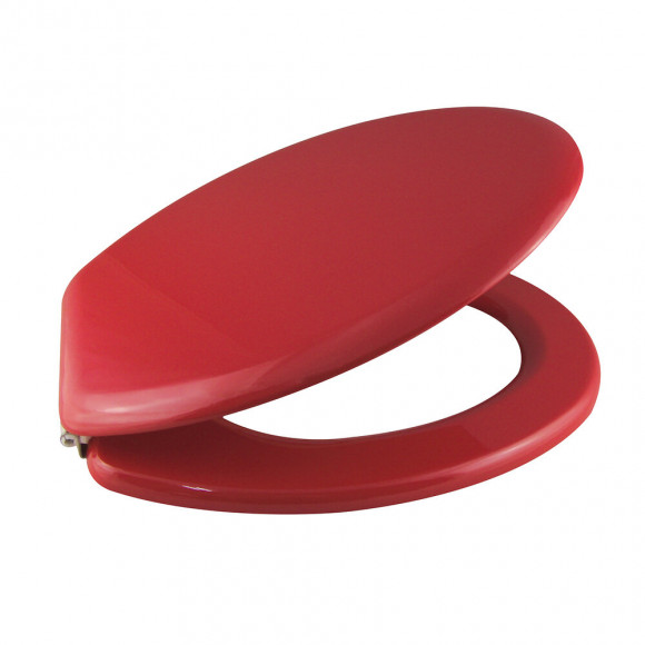 Abattant en MDF rouge