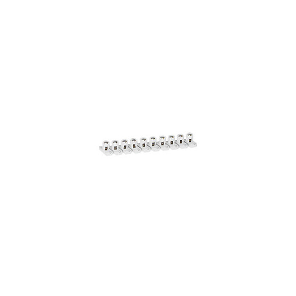 Borne de raccordement pour coffrets de dérivation - 2x6mm2 -10 bornes
