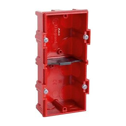 Boîte à encastrer Batibox maçonnerie - 2 postes profondeur 40mm