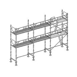 Echafaudage Façadier 60 M² Garde-corps Planchers