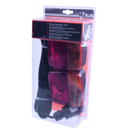 Lot de 2 feux 4 fonctions câblés 4,5m  XLPTOOLS