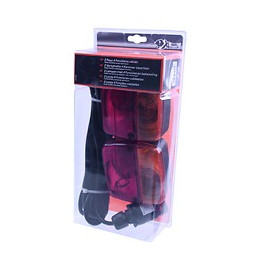 Lot de 2 feux 4 fonctions câblés 4,5m  XLPTOOLS