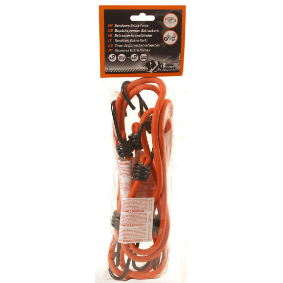 Lot de 4 sandows Ø8mm. 2x80cm & 2x60cm  XLPTOOLS