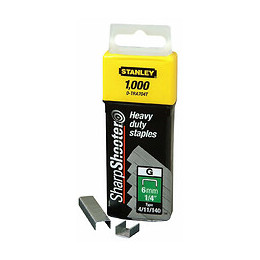 Agrafes 6mm type g - boite de 1000pcs