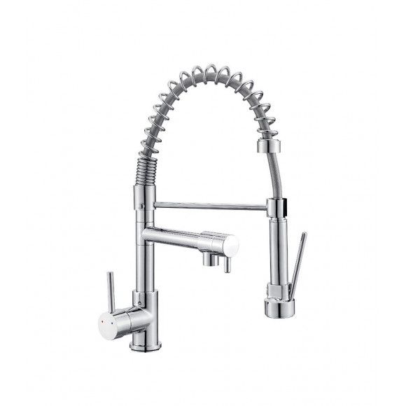 Mitigeur d'évier douchette IWAN chrome