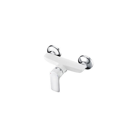 Mitigeur douche SNOW blanc/chromé