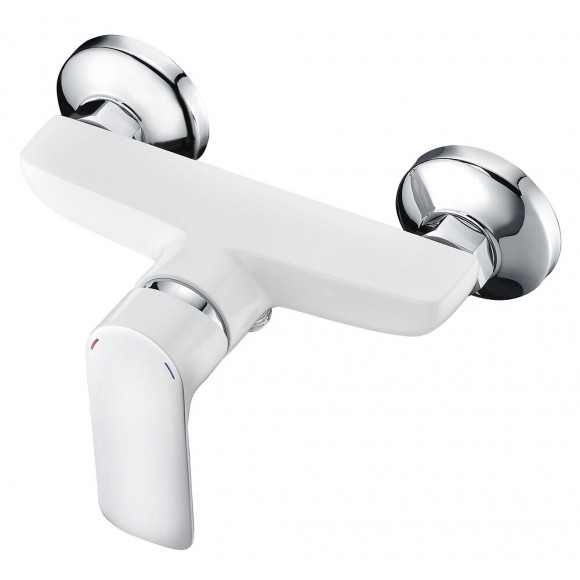 Mitigeur douche SNOW blanc/chromé