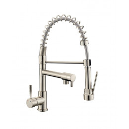 Mitigeur d'évier avec  douchette IWAN inox