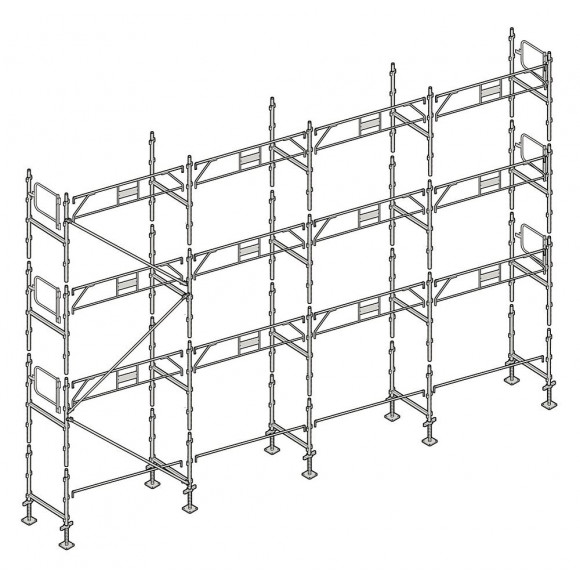 Échafaudage Altrad Façadier 104 M²