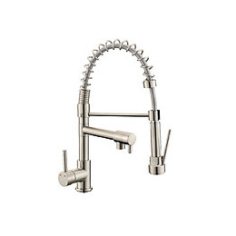 Mitigeur d'évier avec  douchette IWAN inox