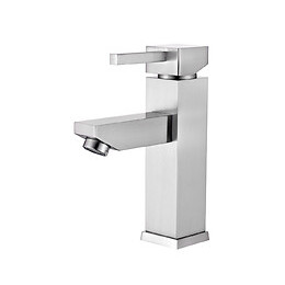 Mitigeur lavabo carrek inox