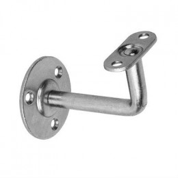 Support de rampe coude fixe diamétre 12mm hauteur 75mm