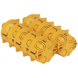 Lot de 10 boîtes à encastrer 1 poste Batibox plaque de plâtre