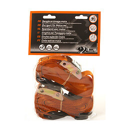 Lot de 2 sangles 25mm à boucle. 2 crochets S.3m  XLPTOOLS