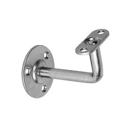 Support de rampe coude réglable diamétre 12mm hauteur 55 à 75mm